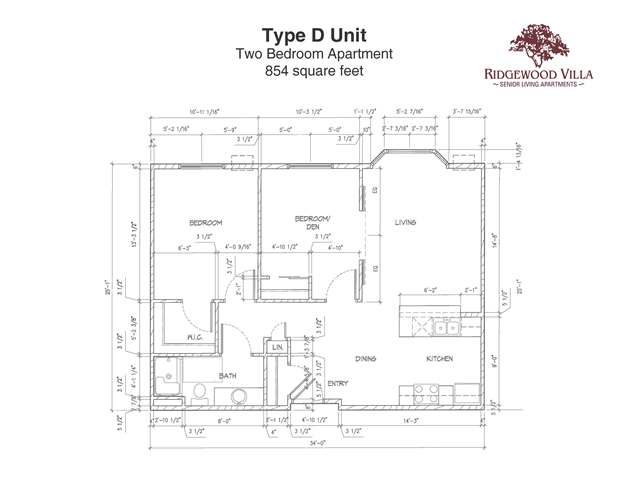 Website Villa Floor Plans Unit D