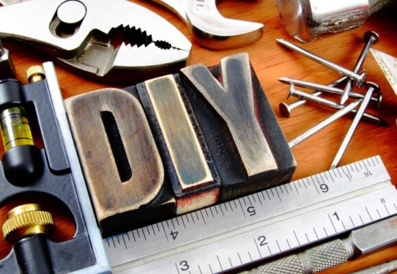 tools and letters DIY