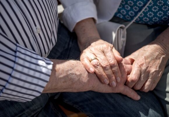 elderly hands