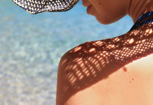 Take Care Skin Woman Beach Shoulder