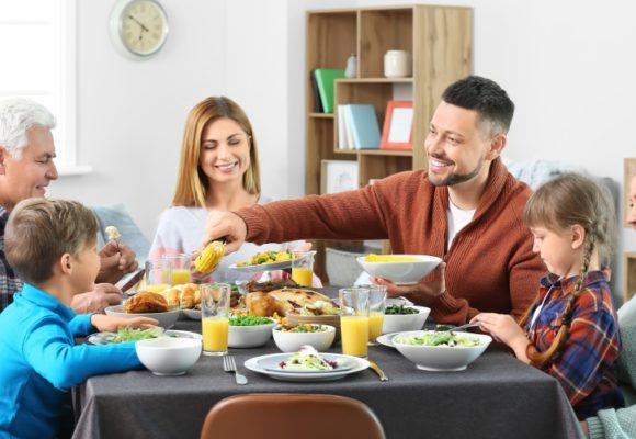 family at meal