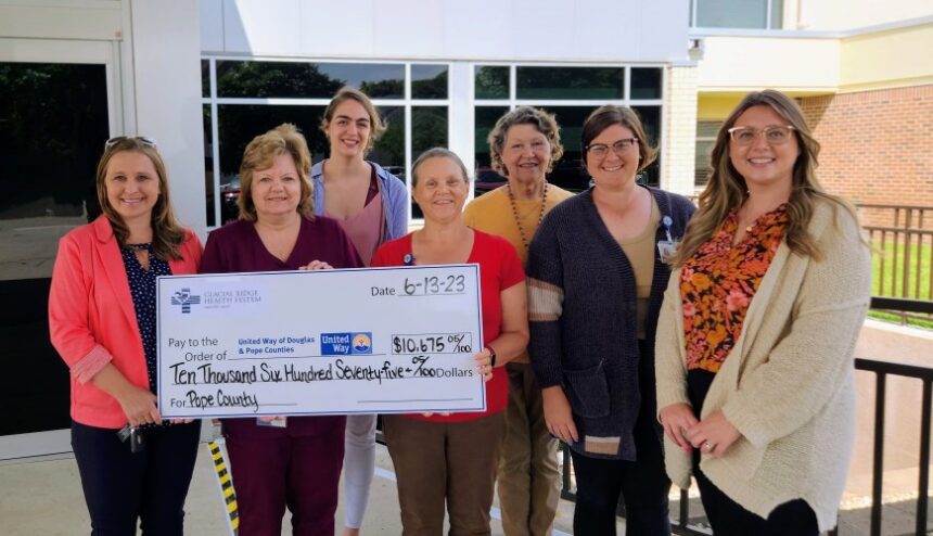 GRHS Employees Donate $10,675 to the United Way in Our Community