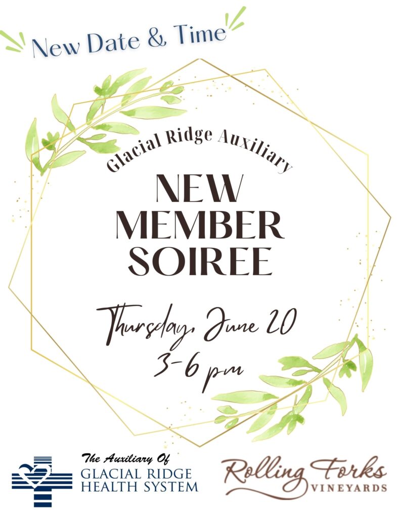 New Member Soiree New Date and Time