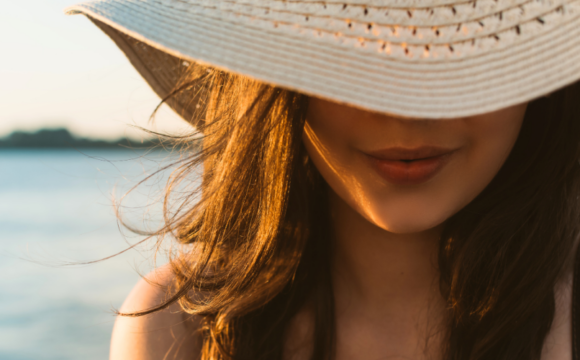 Woman wearing hat