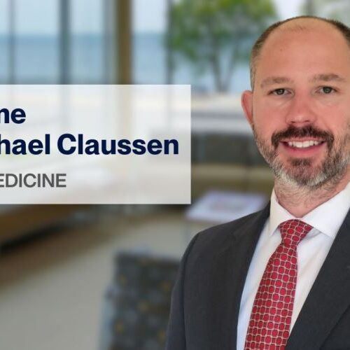 Male family medicine doctor, Dr. Michael Claussen