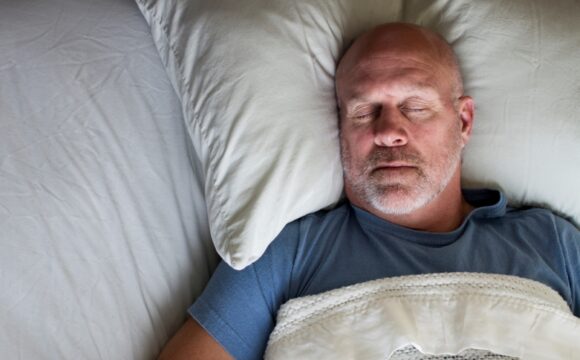 Bald Man Sleeping