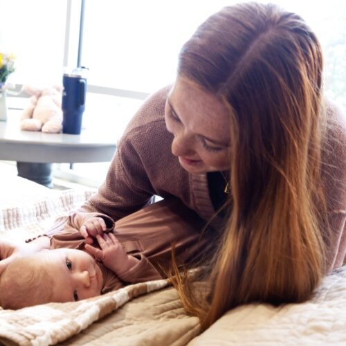 GRHS Postpartum Suite Mom and Baby