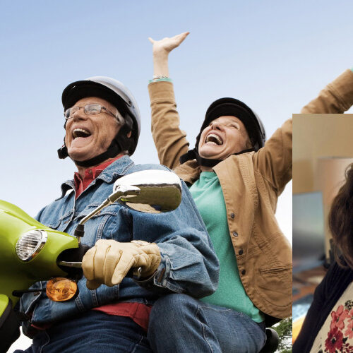 Happy Aging Adults and Kelly SLS