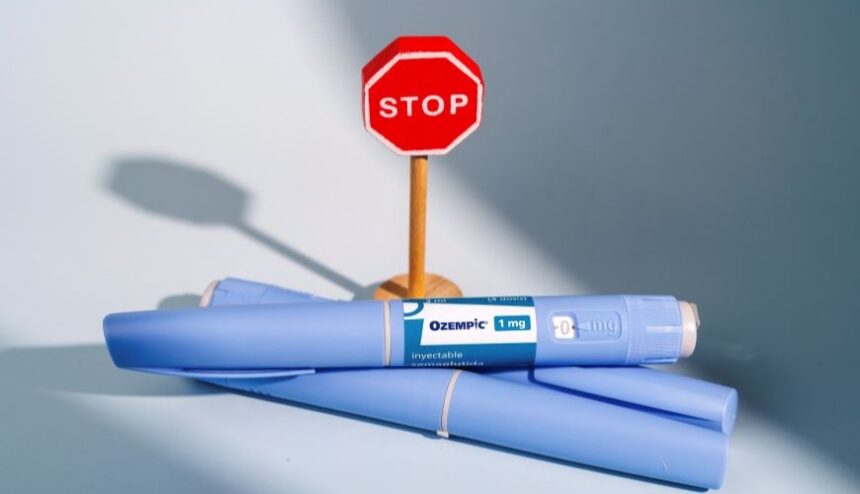 Stop Sign with a GLP-1 Medication