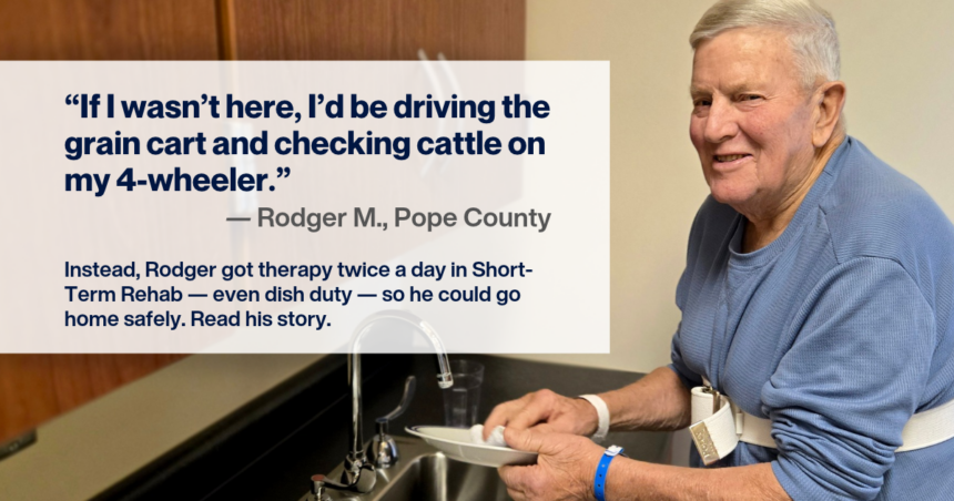 Testimonials SB Web Rodger grey hair male in occupational therapy kitchen